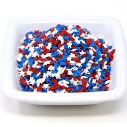 Mini Red, White & Blue Stars Shapes 5lb